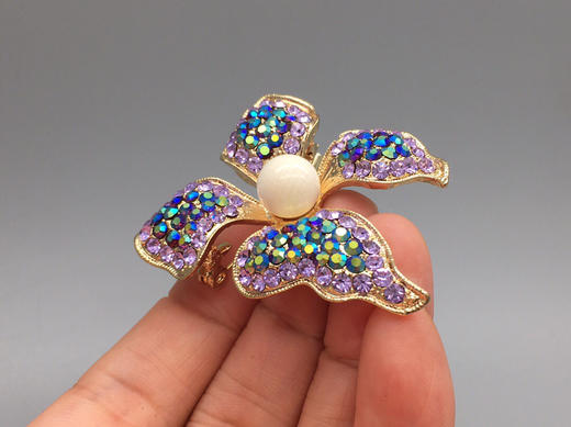 猛犸象牙蝴蝶花胸针 商品图5