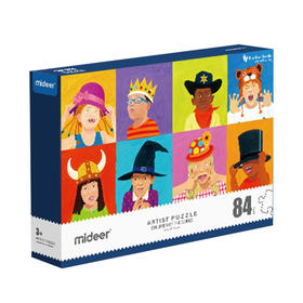 弥鹿mideer艺术家礼盒拼图- 84P我和我的朋友