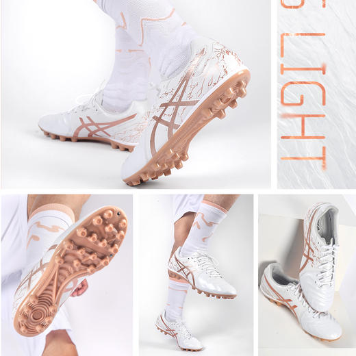 Asics/亚瑟士琥珀DS LIGHT袋鼠皮AG短钉人草训练比赛足球鞋成人男 商品图2