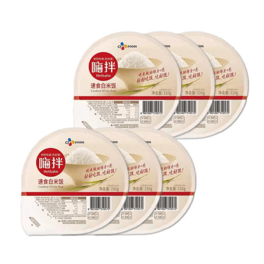 【묶음】백설 햇반210g*3*2 商品图0