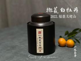 【荒野茶的补充】2022抛荒白牡丹，花香温婉、端庄、大气！（100克罐装）