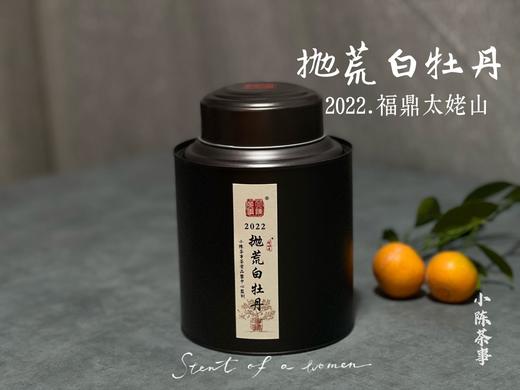 【荒野茶的补充】2022抛荒白牡丹，花香温婉、端庄、大气！（100克罐装） 商品图0
