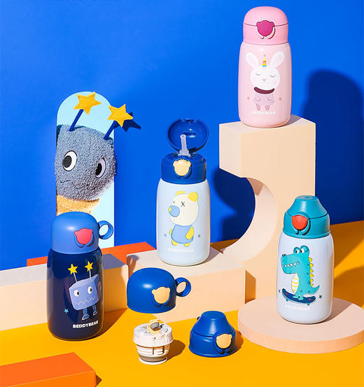 杯具熊熊抱3D毛绒系列540ml BJX-15 商品图2