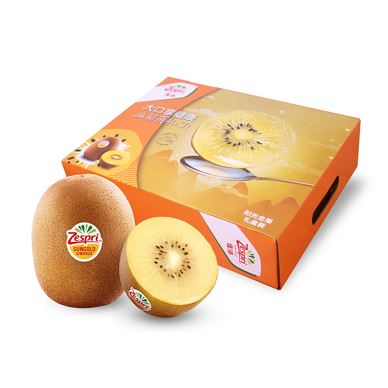 22# Zespri佳沛 新西兰阳光金奇异果 1盒12个 特大果 单果约150g  