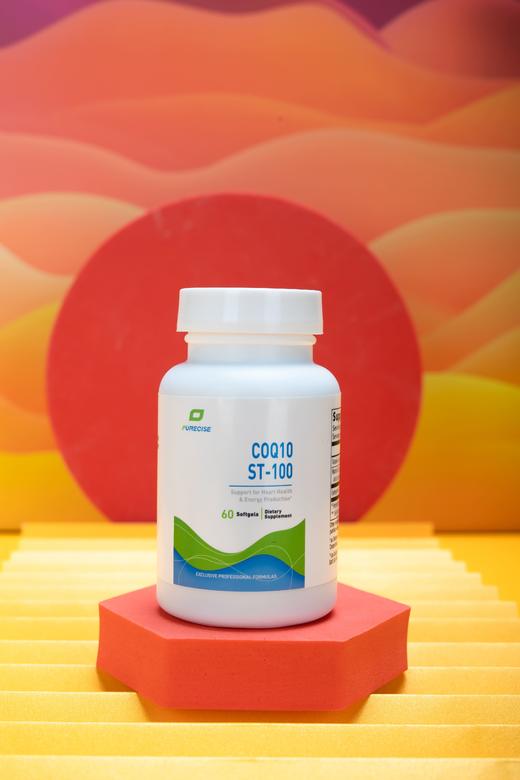 【超强辅酶Q10+维生素E 心脑保护超强配方】CoQ10 ST-100 60粒2个月 生物高吸收 超强心脑血管保护 Purecise®️ 商品图2