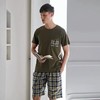 芬腾【办公系列】睡衣男夏季纯棉短袖休闲家居服夏天薄款全棉套装 商品缩略图2