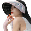 【彩虹渐变色贝壳太阳帽】防晒帽女夏季黑胶遮阳帽 商品缩略图4