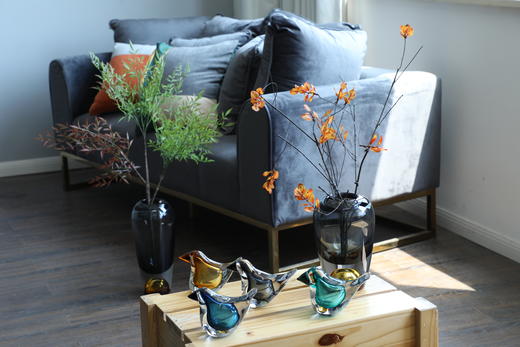 5月新款 双拼色玻璃花瓶 商品图2