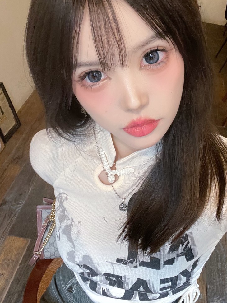 Hanawink年抛隐形眼镜 微醺蓝莓14.5mm 1副/2片-VVCON美瞳商城24