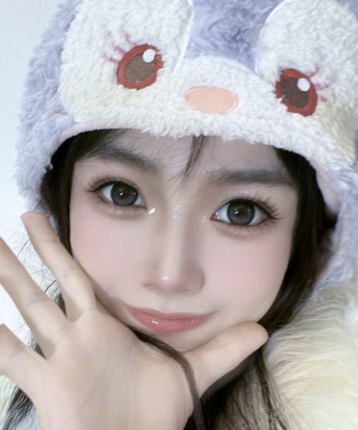 Hanawink年抛隐形眼镜 微醺蓝莓14.5mm 1副/2片-VVCON美瞳商城18