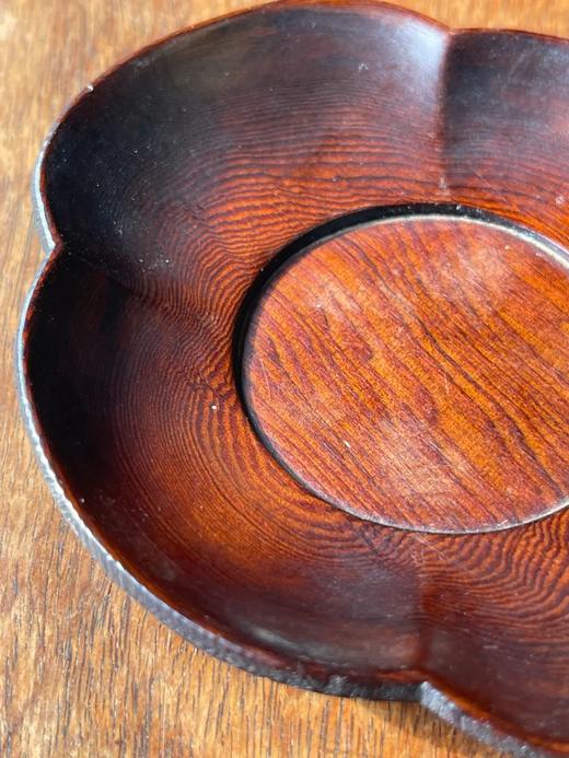 海棠型鸡翅木杯托与黄花梨搅拌棒，顺丰包邮 商品图7