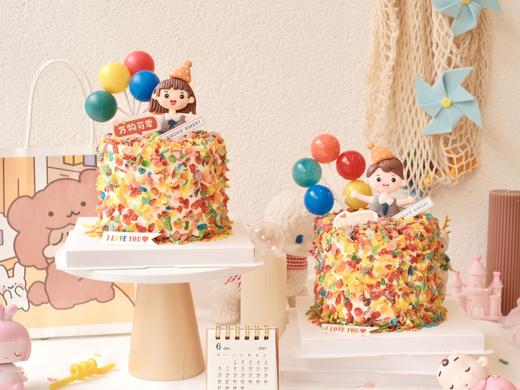 2022年61限定款麦片蛋糕，4寸加高4层胚3层水果夹心（默认芒果） 商品图0