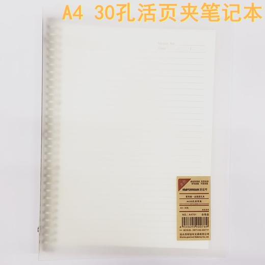 A4 30孔活页夹 可换活页替芯 笔记本 商品图0