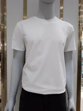 布莘保罗男装圆领纯色百搭短T