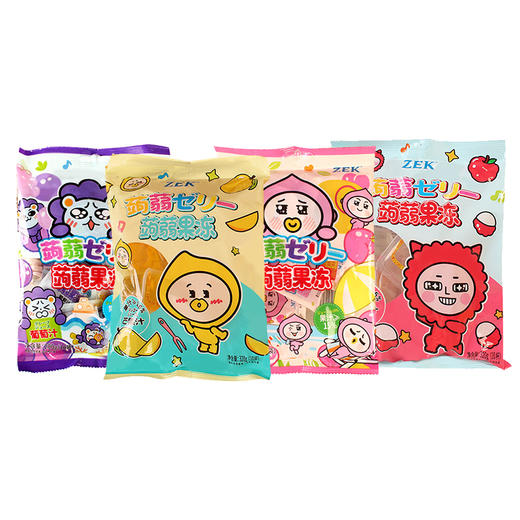 马来西亚ZEK蒟蒻果冻系列 白桃味/荔枝味/葡萄味/芒果味 Q弹爽滑 清新果香 151205/151206/151207/151208 商品图0