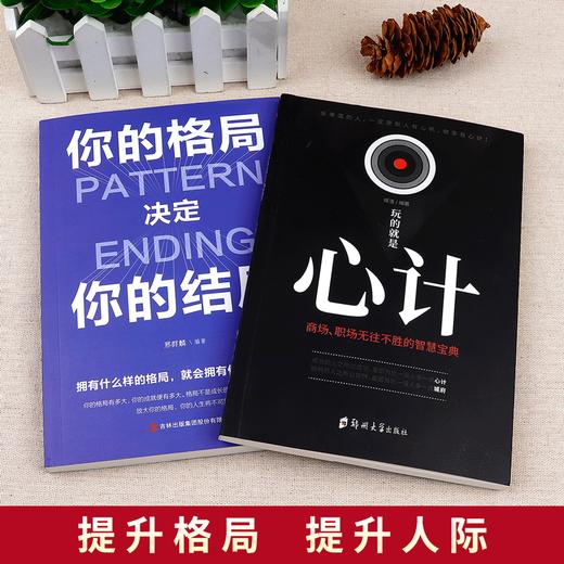 【优惠套装】现货2册玩的就是心计你的格局决定你的结局做人要有心机控心术职场人际读心术与谋略 商品图3