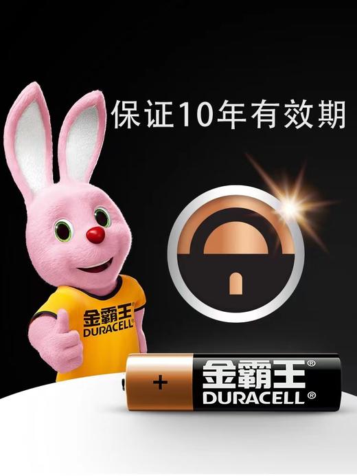 金霸王碱性电池五号4粒装干电池AA1.5V玩具遥控器5号电池4粒/板 商品图2