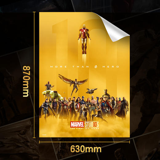 漫威电影宇宙十周年海报集 商品图3