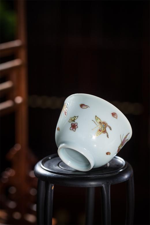 【蝶恋花香，千古流芳】粉彩描金蝶恋花品茗套组，景德镇重工手作，名匠新作，浪漫美好 商品图4