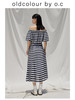 oldcolour【盛夏·胶囊系列】横条纹连衣裙夏一字领高腰设计BO23101127B 商品缩略图4