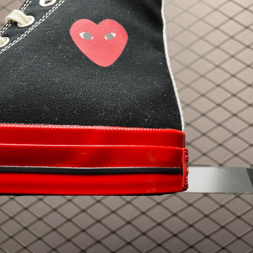 夏季特惠💰290 CDG x Converse 匡威 川久保玲CDG PLAY 联名帆布高帮休闲板鞋 商品图3