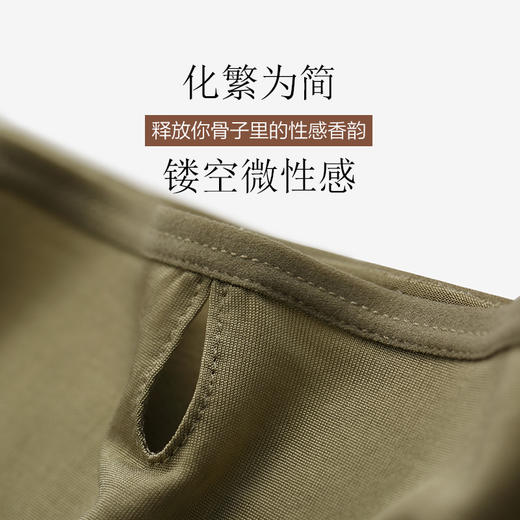 【2条装】金三塔新品 真丝内裤女100%桑蚕丝中腰纯色透气三角裤（限价） （私密物品不支持退换） 5NZF9C219 商品图3