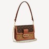 LOUIS VUITTON 路易·威登 女士 DAUPHINE 经典老花链条口盖包 中号手袋 M45958 商品缩略图0