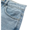 ELAND衣恋2022年夏款纯棉休闲直筒破洞牛仔裤EETJC25H5B 商品缩略图3