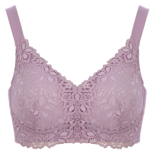 古今舒适蕾丝C-F杯薄款双肩带大胸显小显瘦文胸罩内衣女0p276 商品图6