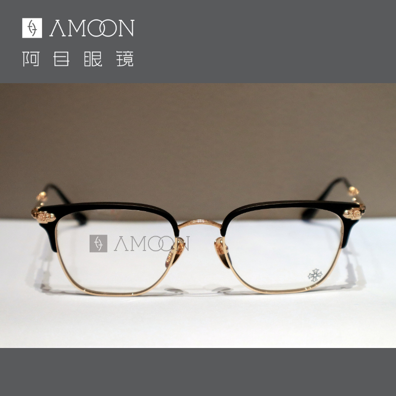 阿目&Chrome Hearts克罗心经典眉型镜