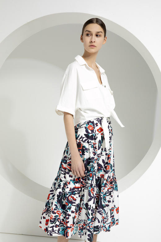 CARA休闲系带衬衫KB221MJB0204 商品图5