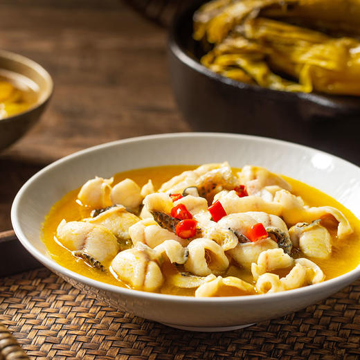 100%好评 同庆楼〡 酸菜黑鱼片450g/盒，黑鱼肉更滑嫩，开胃下饭菜 商品图2