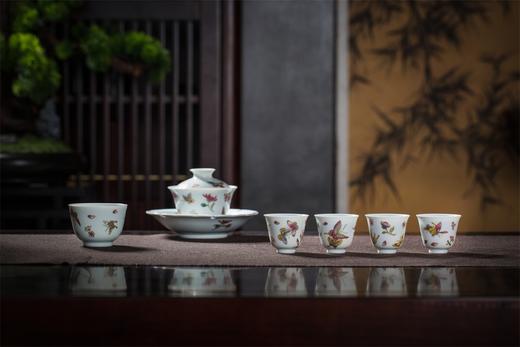 【蝶恋花香，千古流芳】粉彩描金蝶恋花品茗套组，景德镇重工手作，名匠新作，浪漫美好 商品图6
