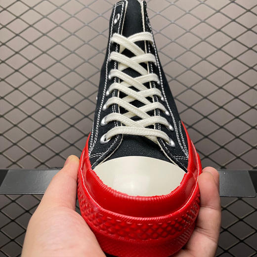 夏季特惠💰290 CDG x Converse 匡威 川久保玲CDG PLAY 联名帆布高帮休闲板鞋 商品图8