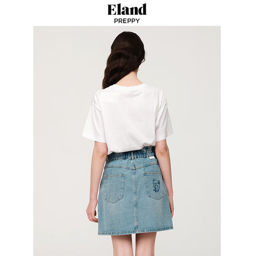 ELAND衣恋22夏时尚字母印花T恤EERAC25N1M 商品图2