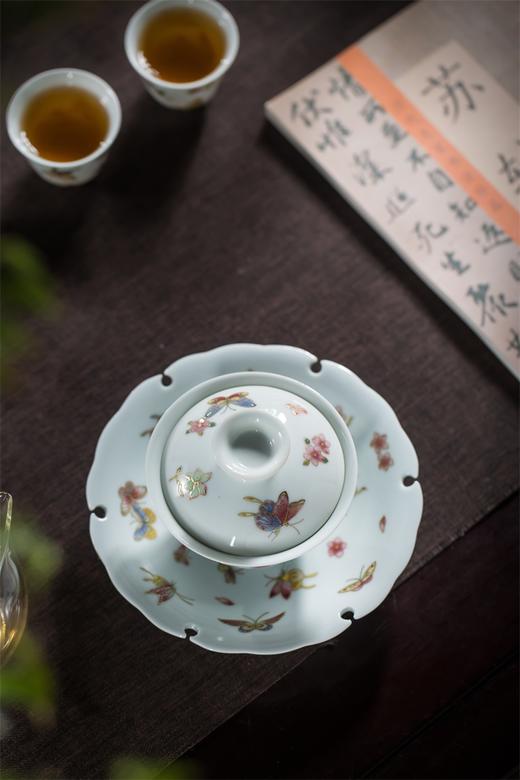 【蝶恋花香，千古流芳】粉彩描金蝶恋花品茗套组，景德镇重工手作，名匠新作，浪漫美好 商品图14