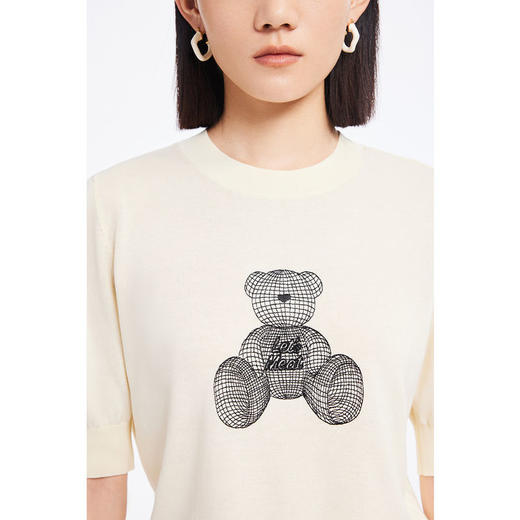 LILY2022夏新款女装针织衫122250TK343 商品图3