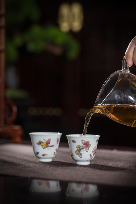 【蝶恋花香，千古流芳】粉彩描金蝶恋花品茗套组，景德镇重工手作，名匠新作，浪漫美好 商品图8