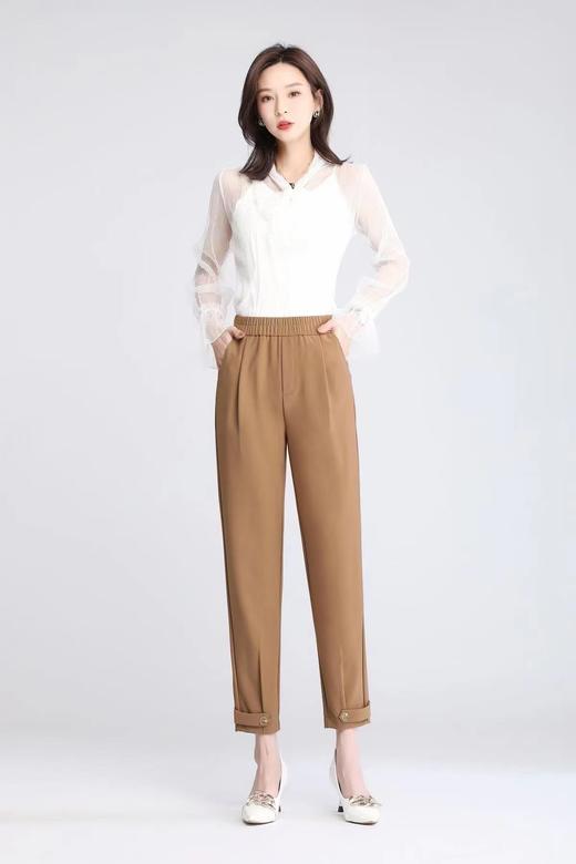 LS竹纤维女士时尚小西裤2185 商品图1