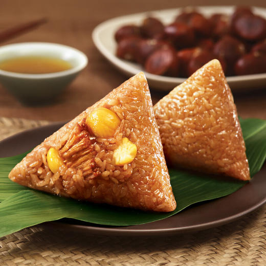 【36.9元任选10枚，十堰主城区包邮】益多粽子甜粽 清香白玉粽/红袍豆沙粽/金丝蜜枣粽/鲜肉粽/香菇鸡肉粽/蛋黄鲜肉粽 多口味可选  商品图3