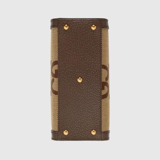 Gucci Diana超级双G图案竹节迷你托特包/单肩包655661UKMFT 商品图5