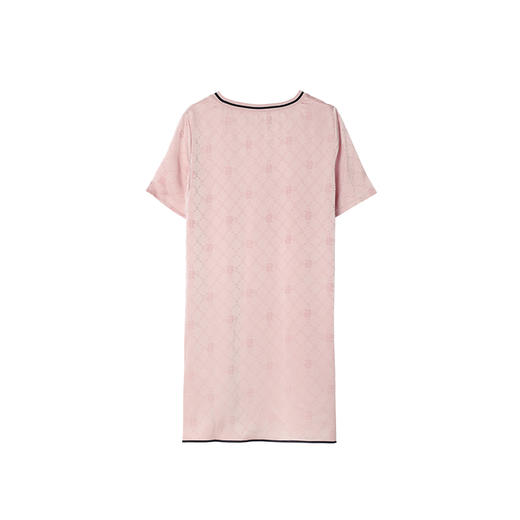 芬狄诗春夏睡衣女圆领薄款休闲家居短裙FL00300 商品图2