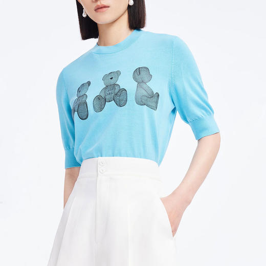 LILY2022夏新款女装针织衫122250TK354 商品图1