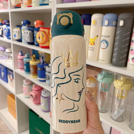 【品牌直发】杯具熊吸管/直饮/弹跳杯 保温杯花色成人杯系列  316不锈钢真空杯 商品图6