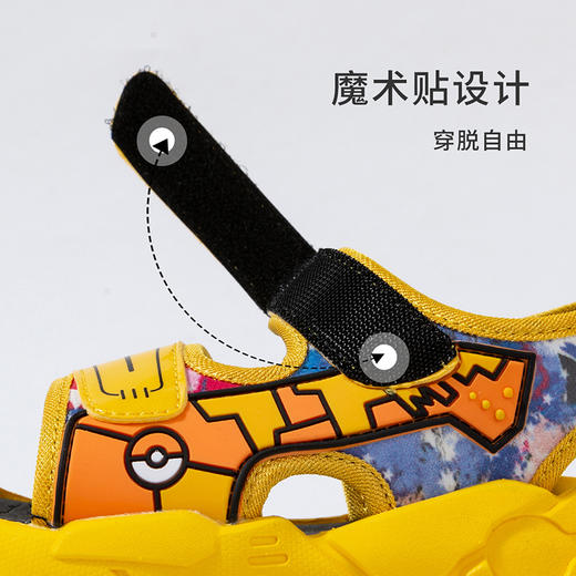 贝贝怡2022夏季新品儿童时尚稳步鞋酷炫男女童凉鞋 商品图6