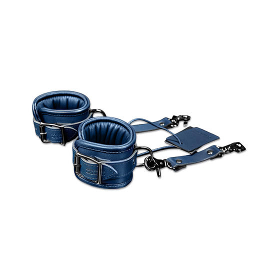 英国50度黑SM刑具皮质脚铐调教束缚捆绑工具情趣用品激情 商品图3