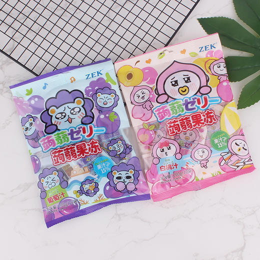 马来西亚ZEK蒟蒻果冻系列 白桃味/荔枝味/葡萄味/芒果味 Q弹爽滑 清新果香 151205/151206/151207/151208 商品图1