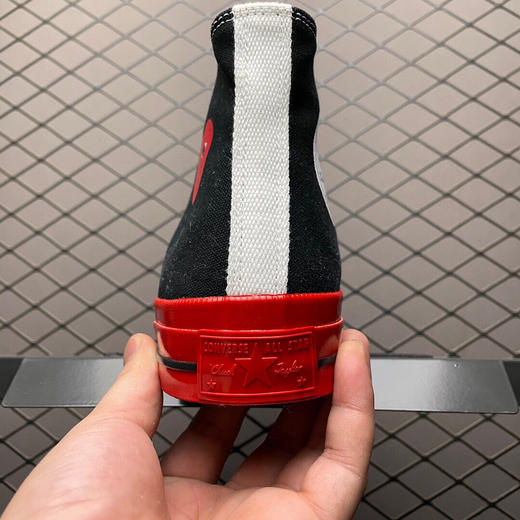 夏季特惠💰290 CDG x Converse 匡威 川久保玲CDG PLAY 联名帆布高帮休闲板鞋 商品图1