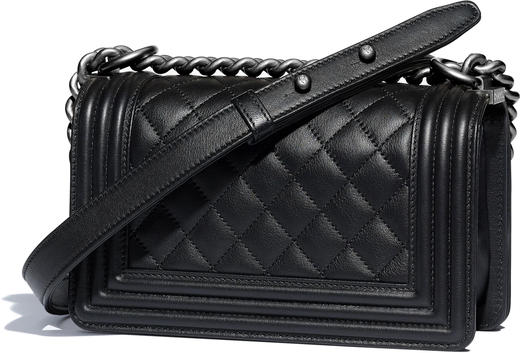 【欧洲专柜直供】Chanel 香奈儿 女士小号BOY CHANEL口盖包A67085，赵露思同款 商品图2