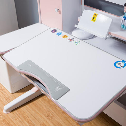 卓酷（JOCU）新款智慧系列微星面学习桌儿童书桌小学生写字桌可升降家用 商品图3